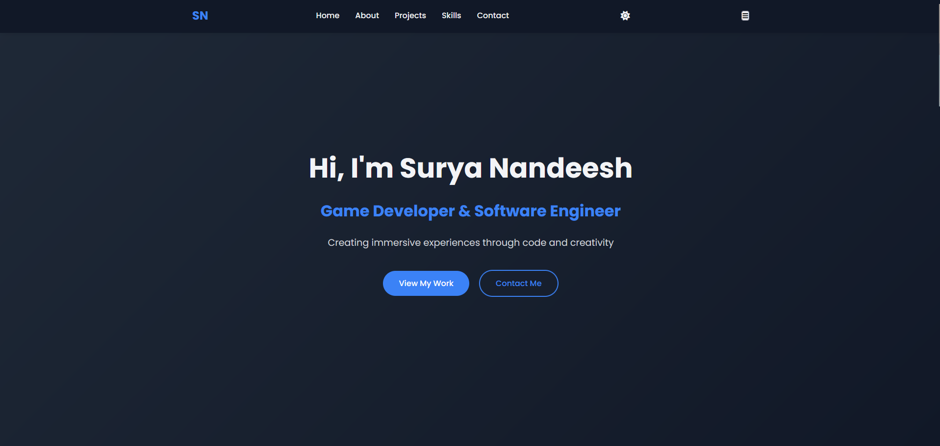 Portfolio Website